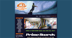 Desktop Screenshot of primesurfboards.com.au
